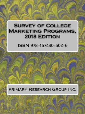 cover image of Survey of College Marketing Programs